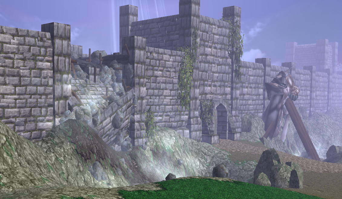 The Palenthos Wall has seen it's share of battles. I have also updated this since taking this screenshot