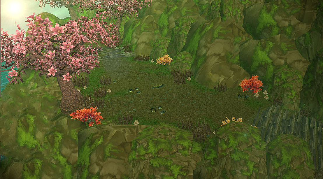 The path to the mountains