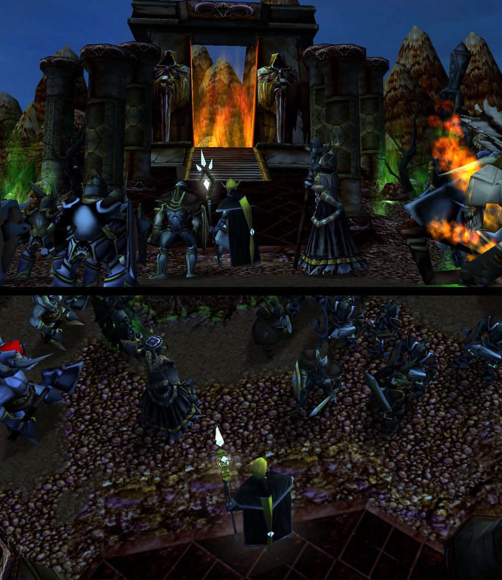 "The Portal"

On the very edge of Draenosh...There lies dormant Twilight Portal. In the wastlend of borderlands two armies finally meat.  

Lady S
