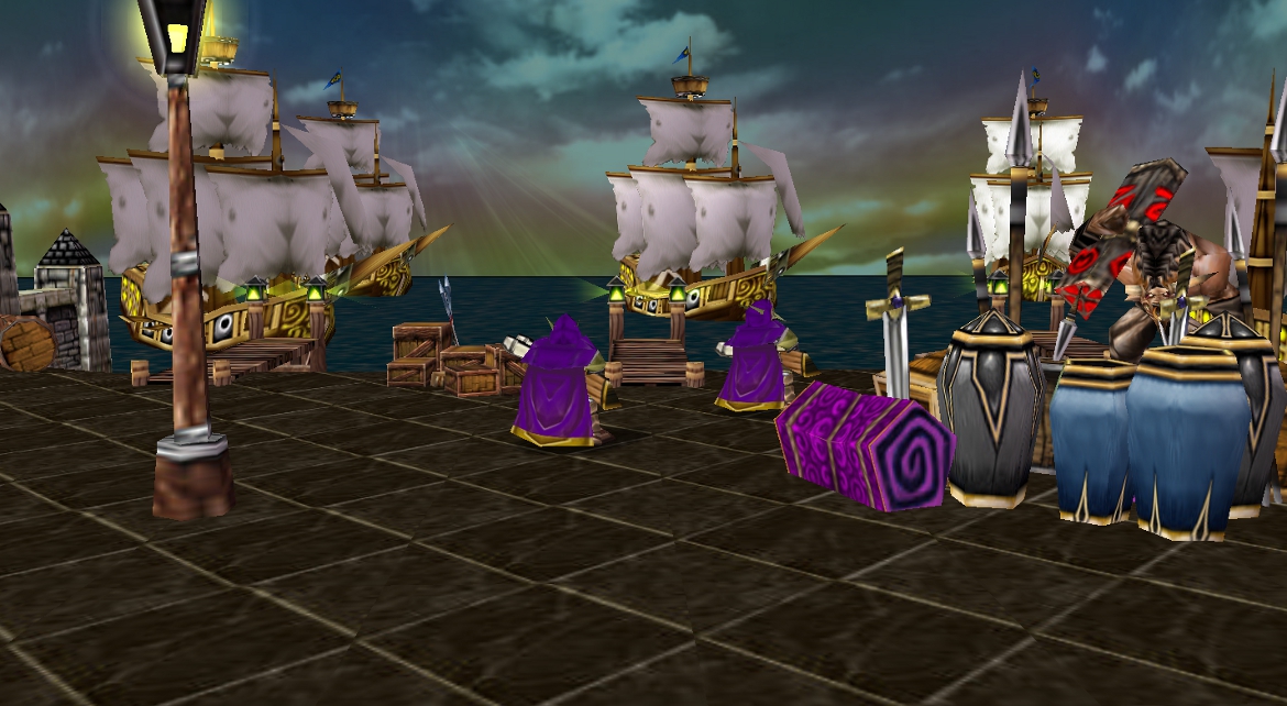 'The Return'

A long overdue greeting from the Daily Peon! Peon Derakos here, reporting from Steamwheedle Port in Kezan!

The trading envoys sent