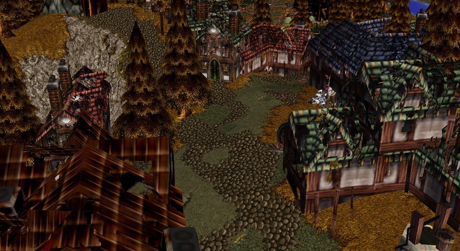 The ruined village of Andorhal.