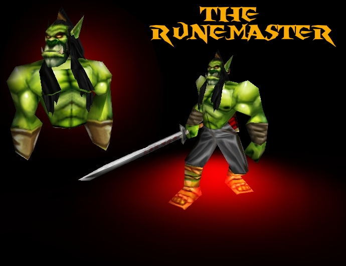 The Runemaster's curent look.