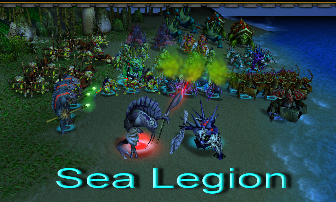 The Sea Legion is ready to join the war. After the successful treaty singing between Alagremm and Ocean Council the army was sent under command of Mur