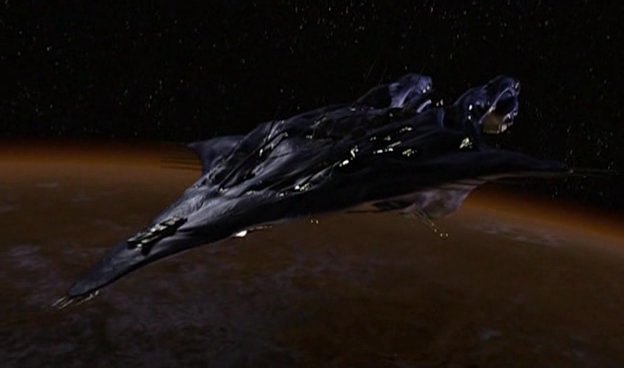 The Spirit Cruiser is armed with laser cannons. They don't house any fighters or bombers and are only there to provide support for larger ships. They