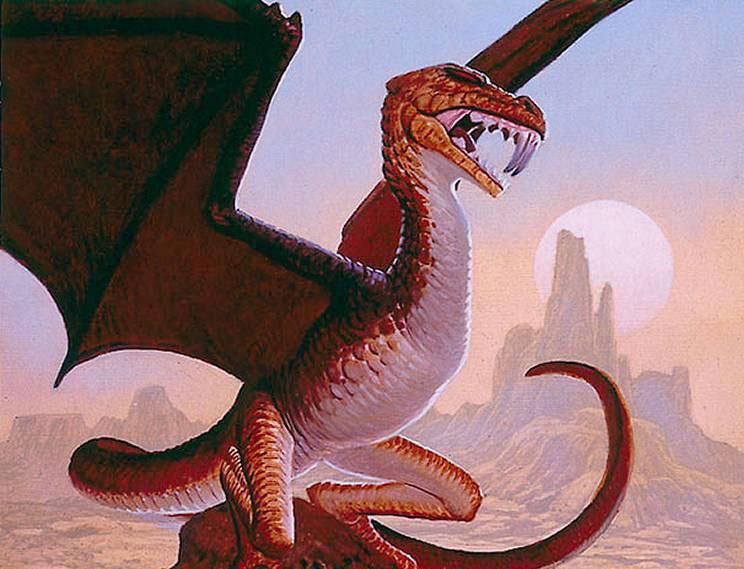 The strange wyvern.  Most people see the wyvern as an dragon with two feet and poison injected teeth. Classified as an dragon , but it's evolusion it'
