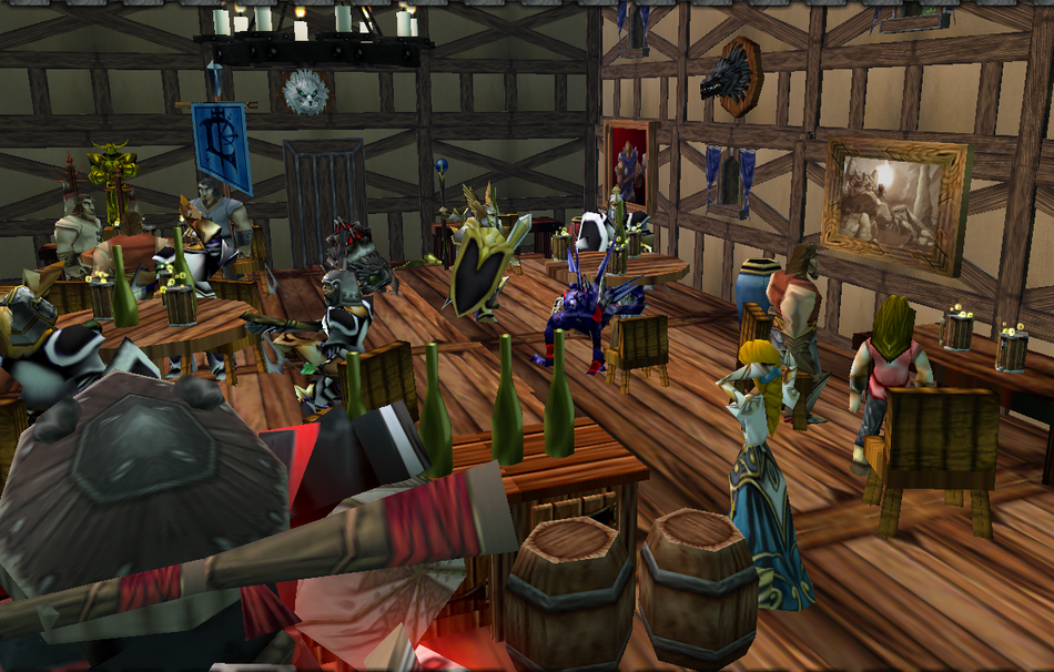 "The Tavern Fun"

With the absence of fights and battles our heroes take well deserved relaxation. John, Matt and Murk enjoyed them selves with alco