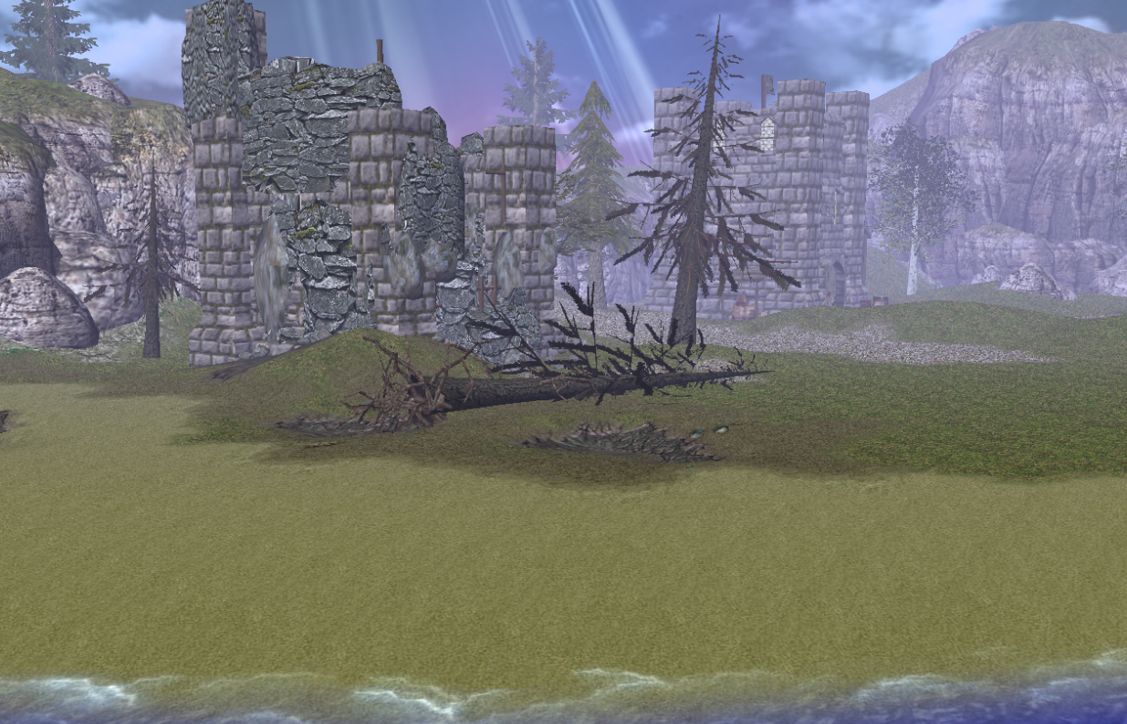 The towers have seen their fair share of battles and only one has survived.
