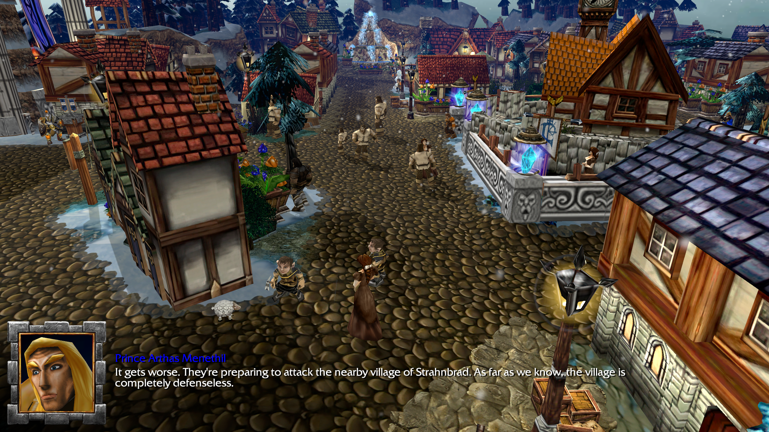 The Town of Strahbrad (Warcraft 3 RPG Enhanced)