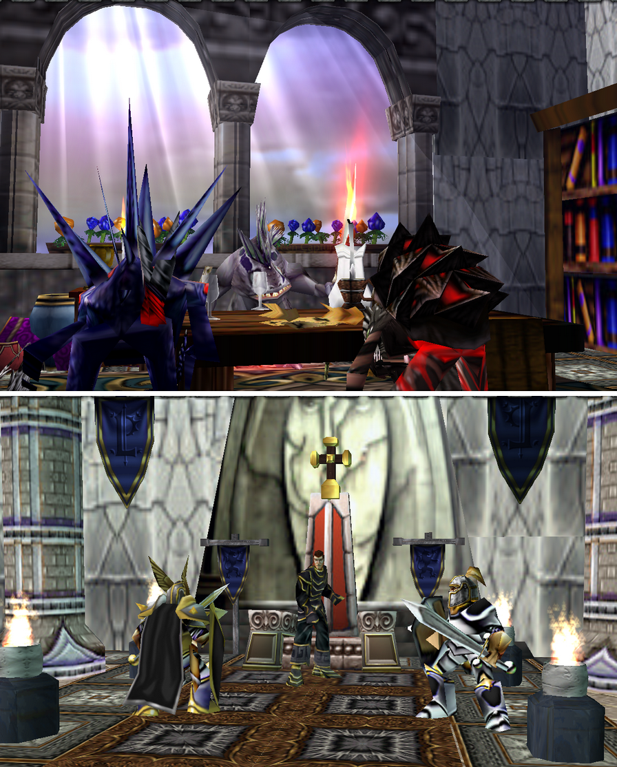 "The two meetings"

The meeting of Sea Legion.
Mur'ar: Good to have you both here. I was worried you managed to get yourself killed Murk. These day