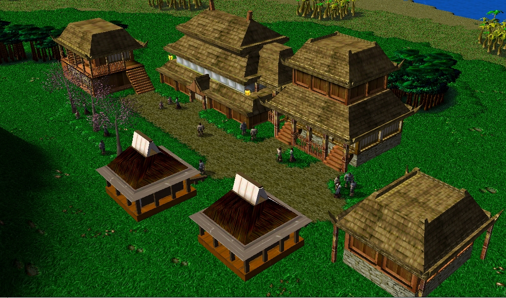 The Village. Yes, it's a little small, but two big houses serves as "hotels" of the village. It also works as a place to get food. The two small house