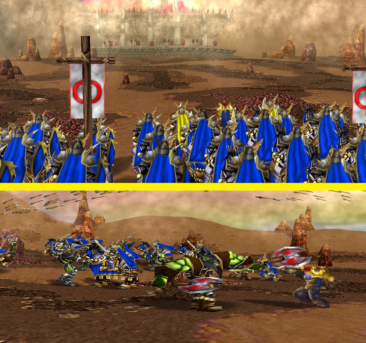 "The War of Ages"

After the last decision which the Greenskins are to be fought outside the capital to keep the people safe from fear, the army mov