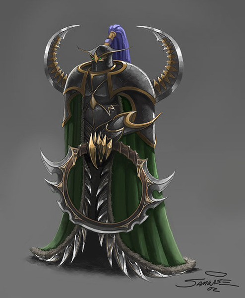 The Warcraft III-like Night Elf Warden