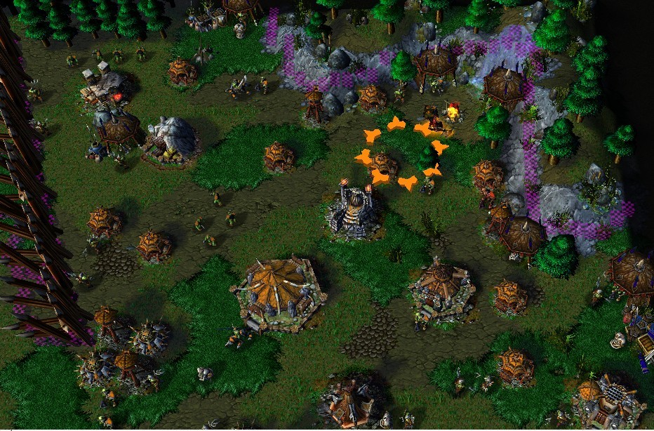 The whole Orcish camp.