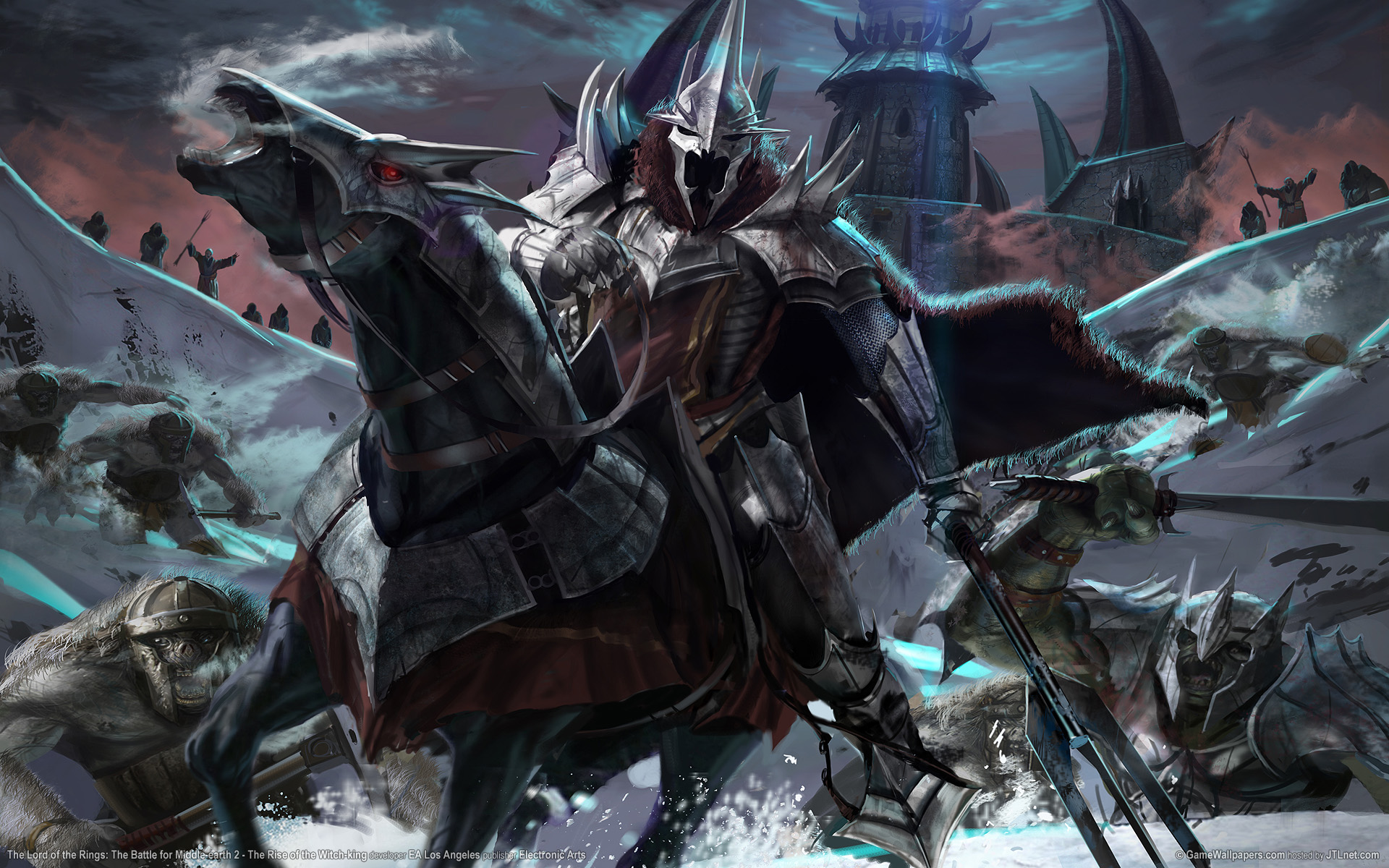 The Witch king, wants the ring for Sauron.