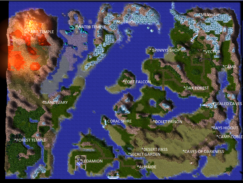 The World map for good and evil....It has gone under some changes since I took this screen shot...