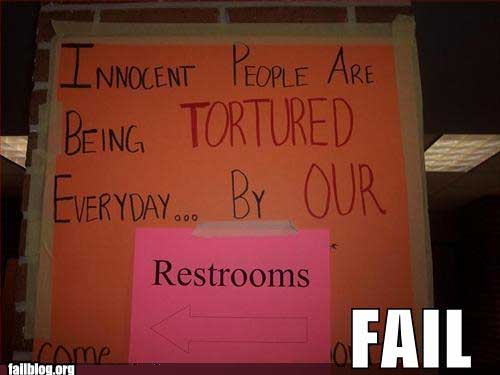 They must be bad.

Wounder what it should have said.