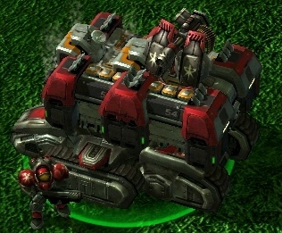 This APC is an armored, fast moving infantry transport with a light Gatling gun mounted on its roof. It can carry up to 6  infantry units at a time, a
