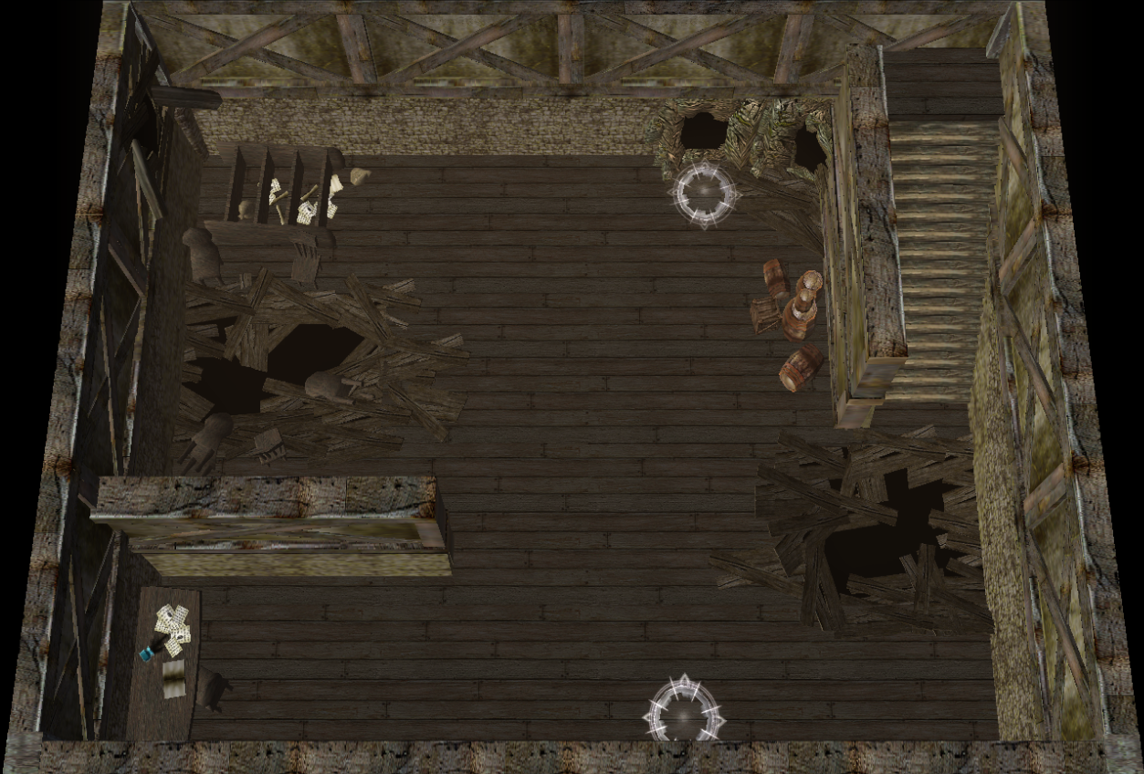 This house has been abandoned and for good reason. Once the infestation has been dealt with you can enter the burrow they used to enter the house.