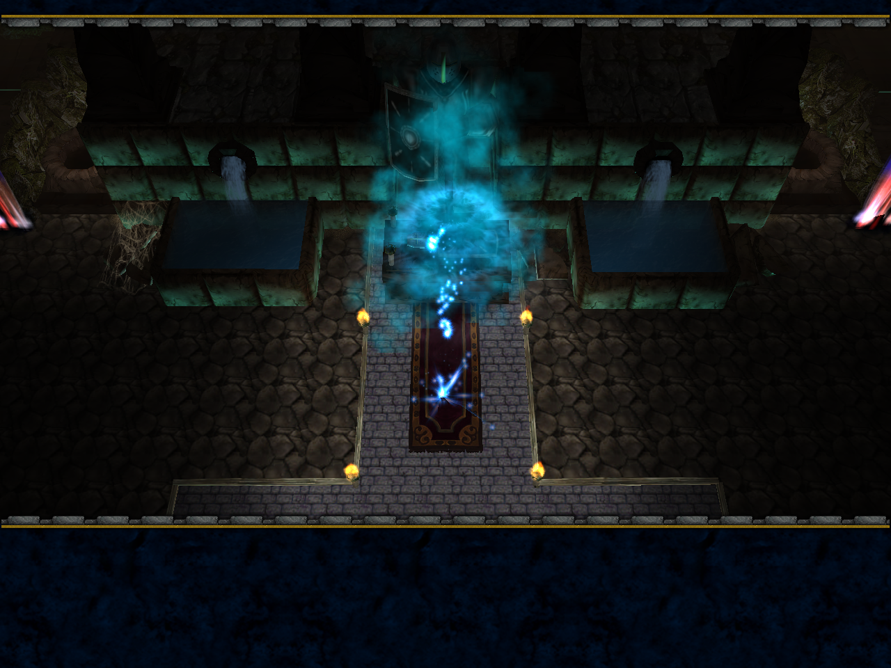 This is a screenshot of Edward's awakening from his tomb.