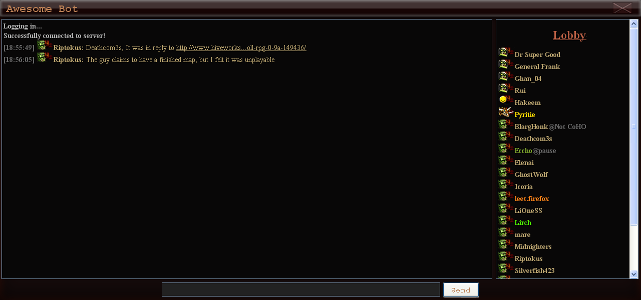 This is how my bot looks like at the moment.