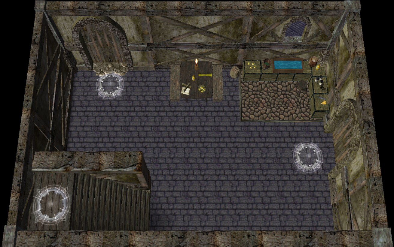 This is Roger Marin's house. You can enter the second floor as well as the attached barn.