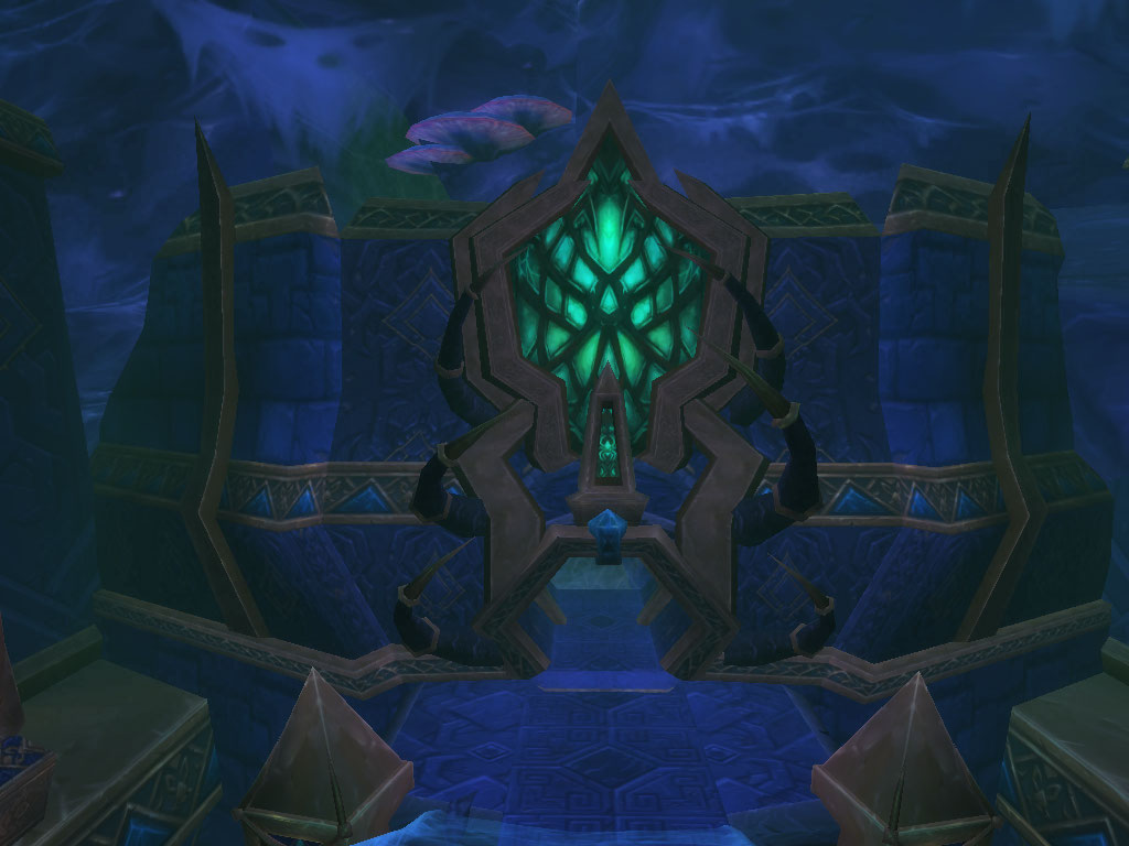 This is some of the Nerubians work here in Azjol'Nerub