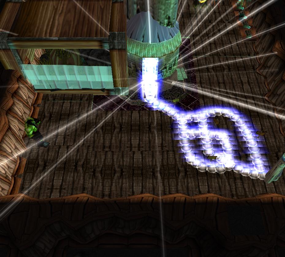 This is the magic and pet shop, where you buy spells and pets. The shirtless orc down there is the pet master, also known as a beastmaster. Right?