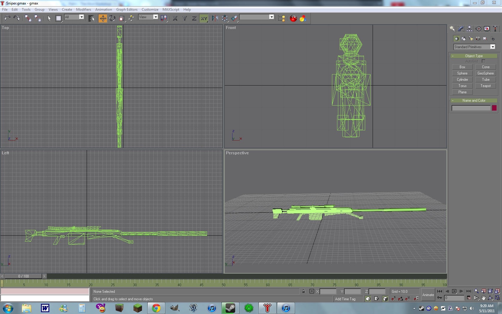 This is version one of the Sniper for PROJECT RAZORBACK

If you have any ideas, let me know.