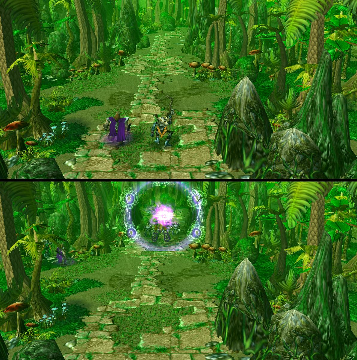 "This one time, at band camp."

The Pair continued to follow the path through this Jungle. They got deep within and as the trees thickened, so did t