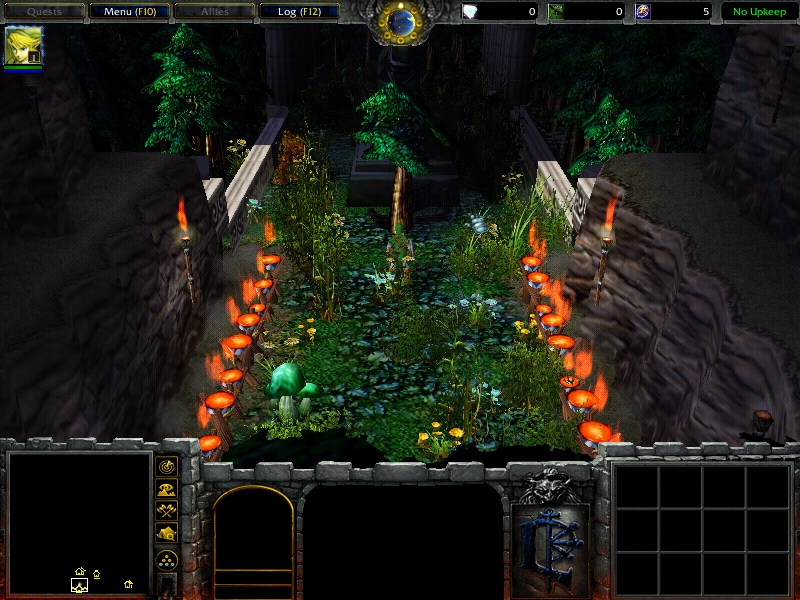This screenshot depicts the area you are warped to after you choose your character.

THIS MAP IS TESTABLE!