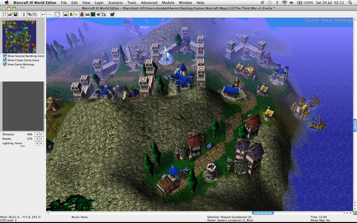 This the redone area of the Scarlet enclave, beautiful isn't it?  I quite like it and I based it off the wow appearance as opposed to the Azzy Wars ve