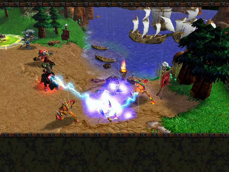 Thrall defeats the Enslaved Minions of Zar'jira in the ending cinematic.