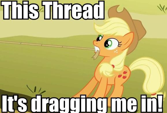thread dragging me in