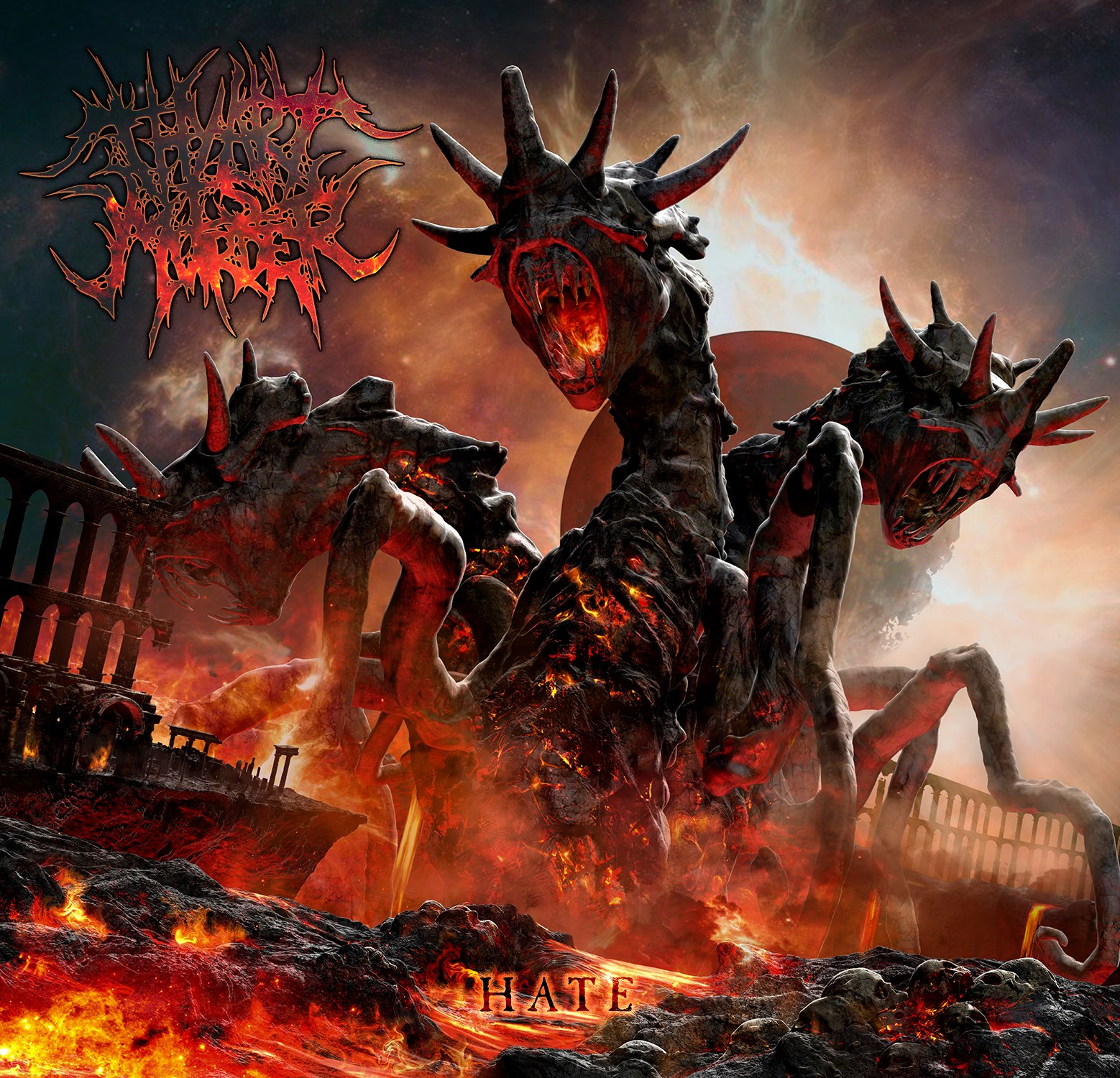 thy art is murder 
HATE