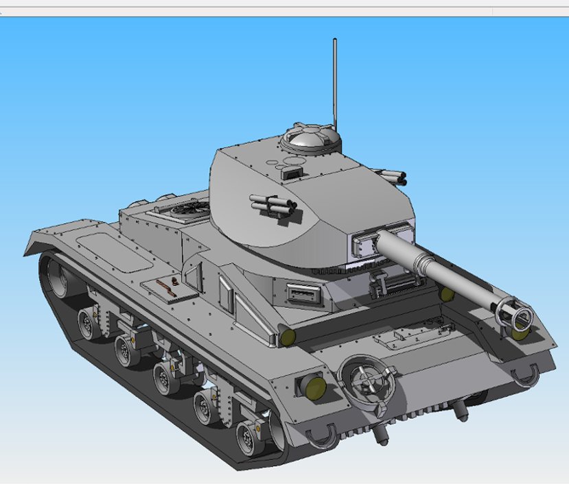 Tiger Tank (Trimetric)