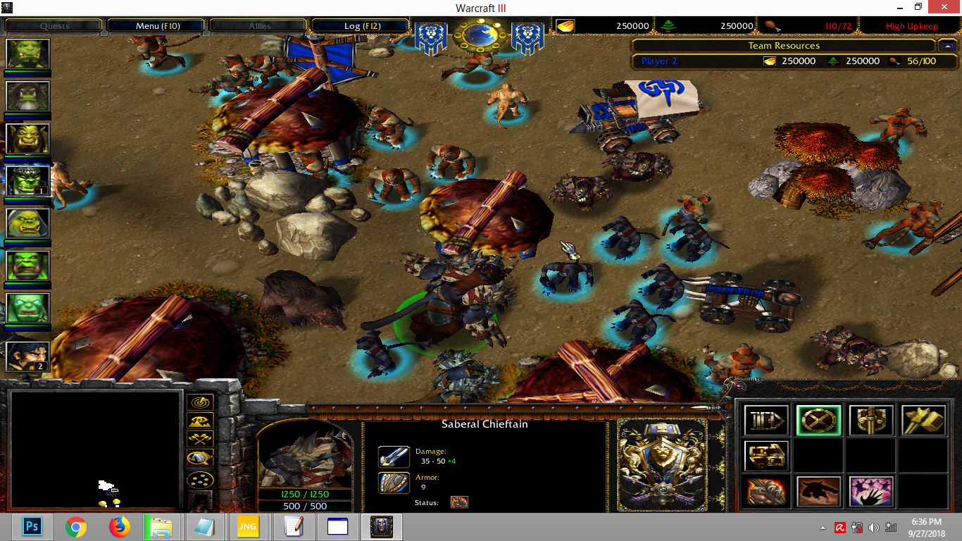 "Tigermen/Saberal Base" - So I got this mini-race/faction composed of feline humanoids to pose threats to the orcs.