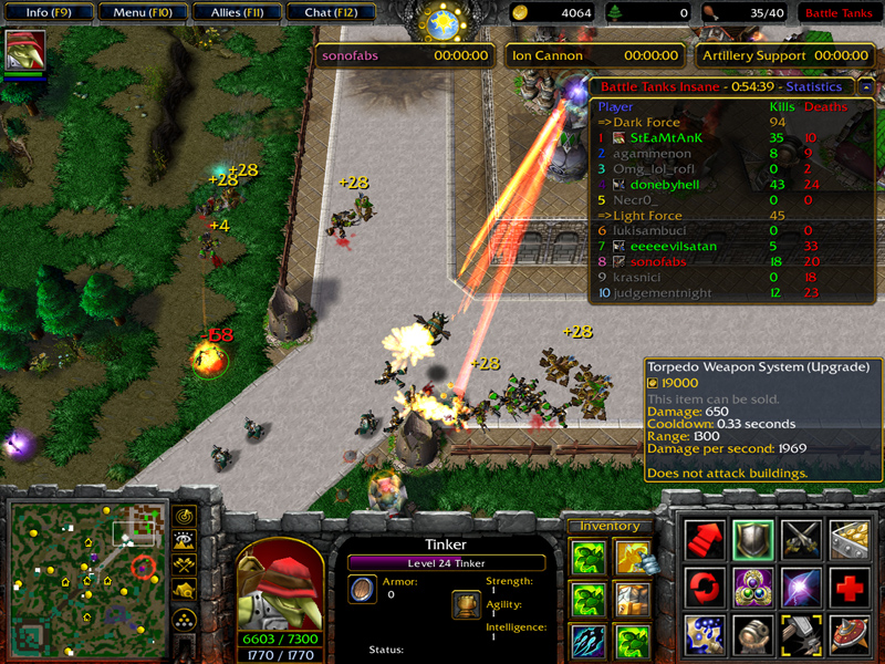 Tinker in my BT insane mod
