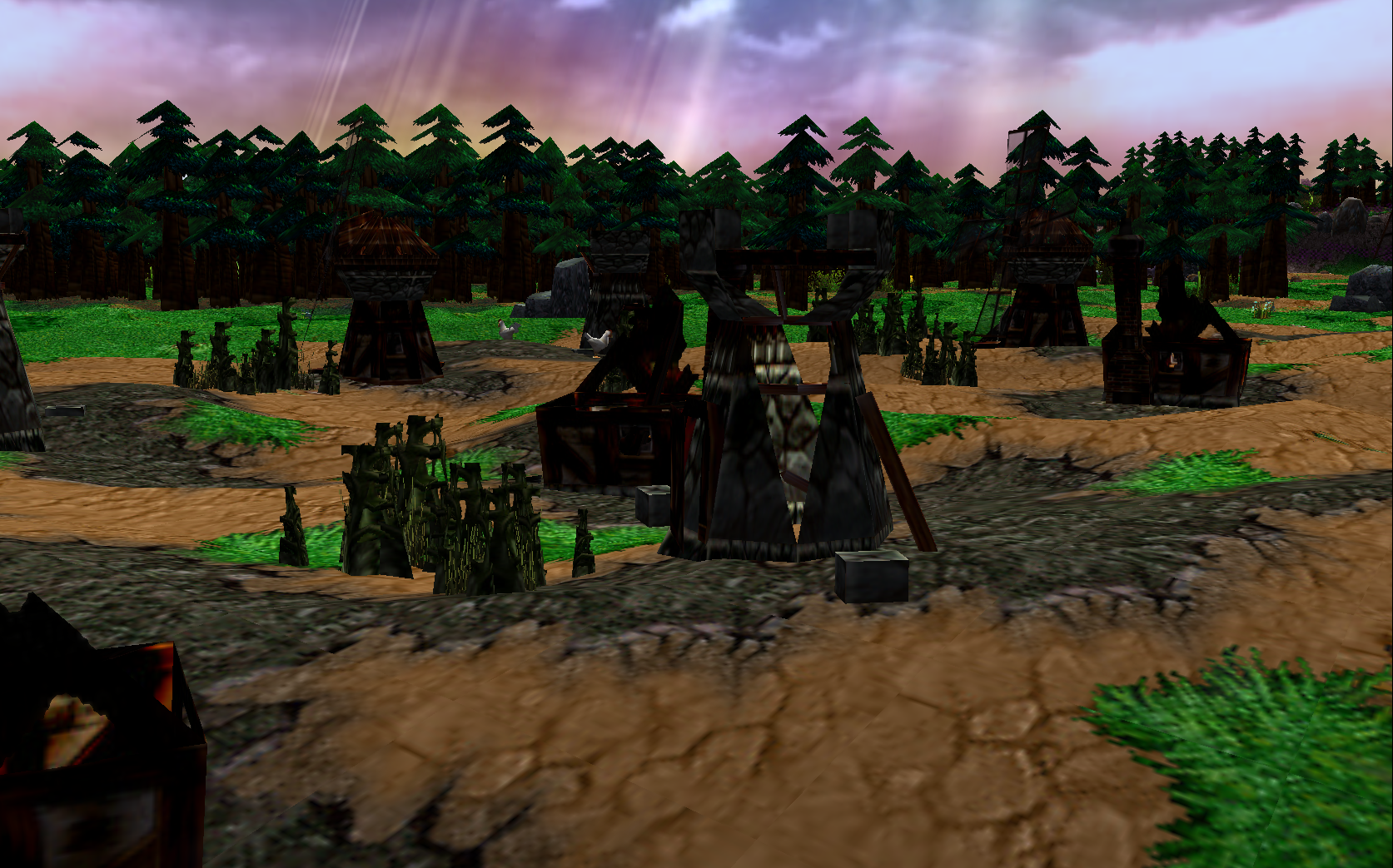 Titan destroyed town