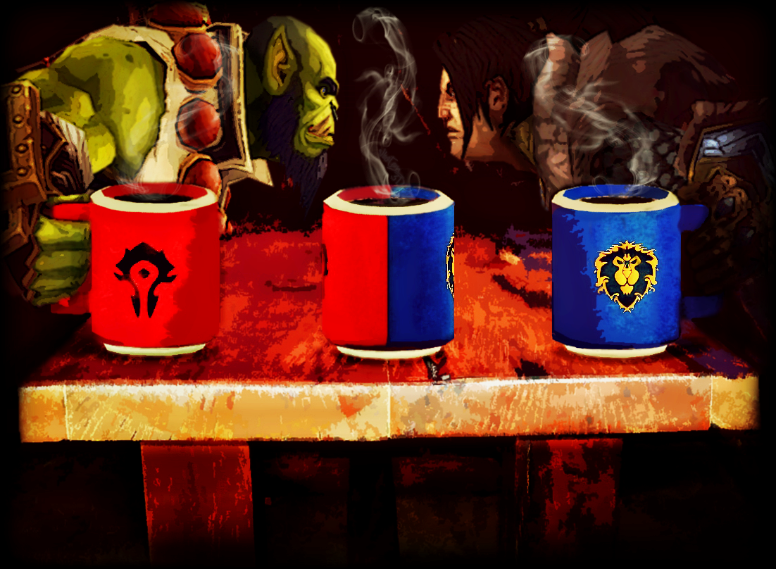 Tomandose_un_cafe_horda_alianza_by_jhotam