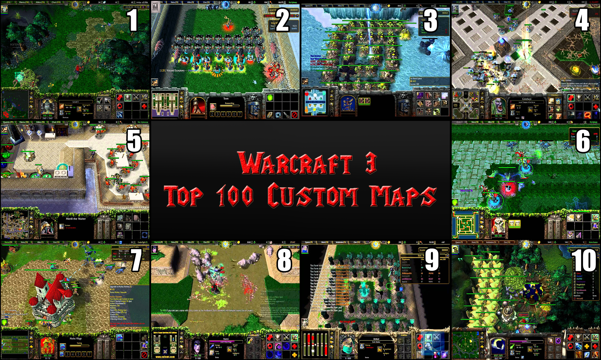 Top 100 Custom Maps