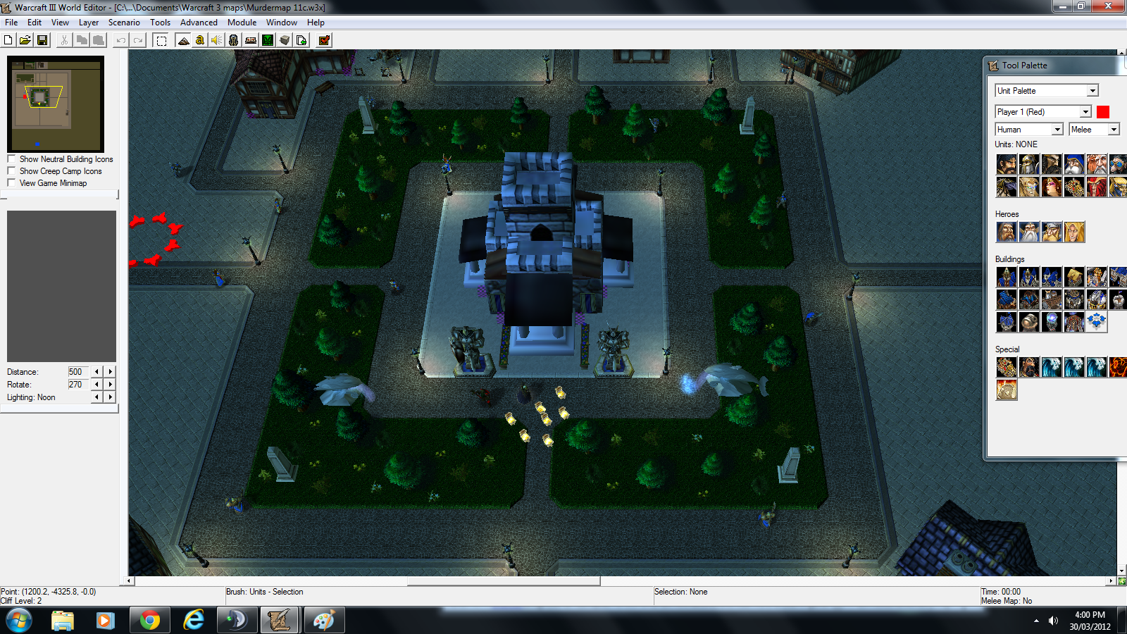Town hall centre base