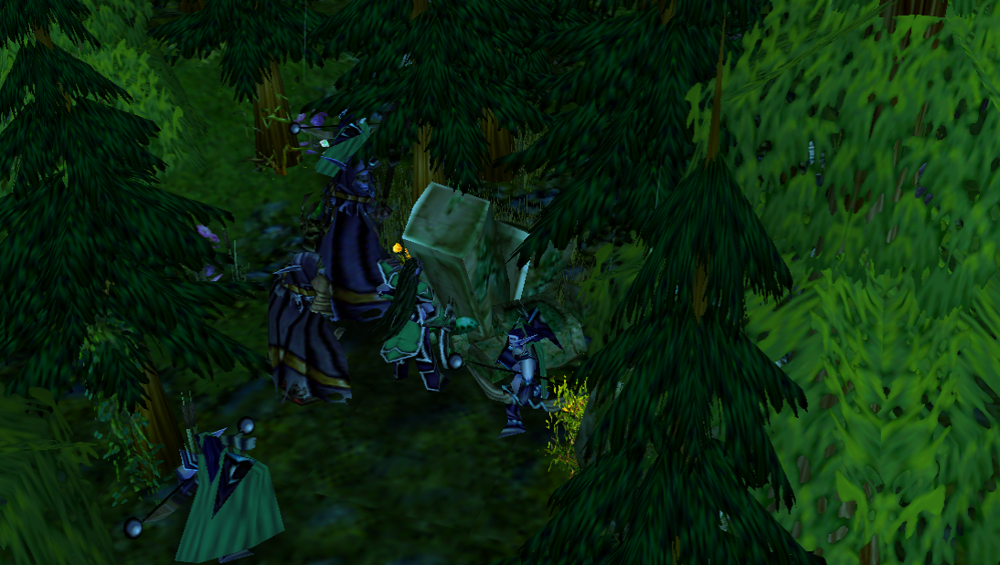 " Traces of Old ones "
The Warlord Herian and a small group of Drakhani Elves left the fortress and gone exploring. Suddenly...
Sentry *noticing a s