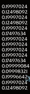 Trigger Sleep Action minimum values.