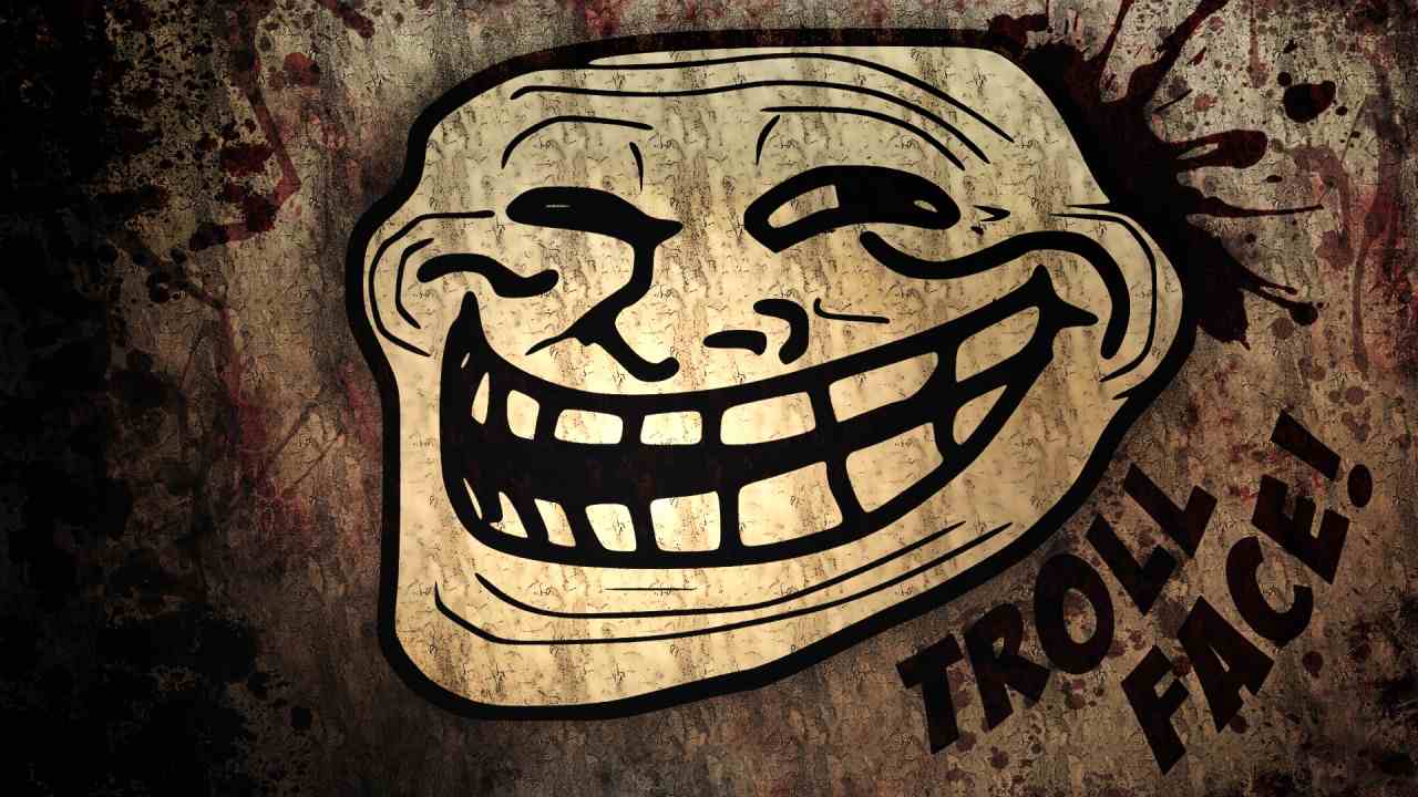 Troll face 1280x720