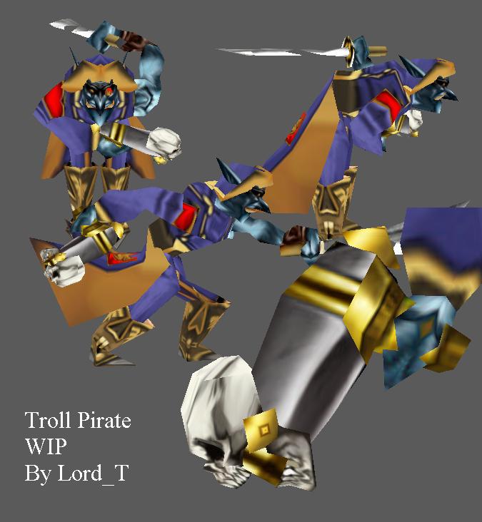 Troll Pirate Model WIP 2