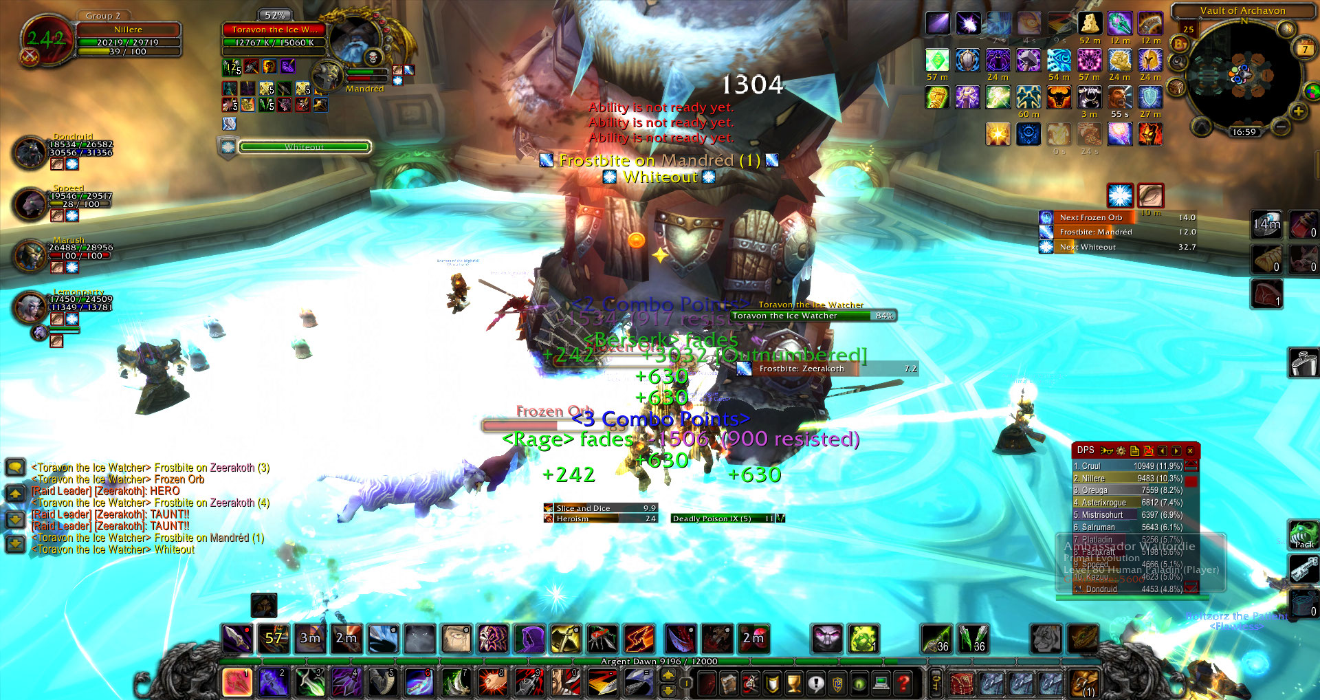 Try take a look at the dps meter >:D