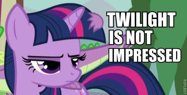 twilight is not impressed