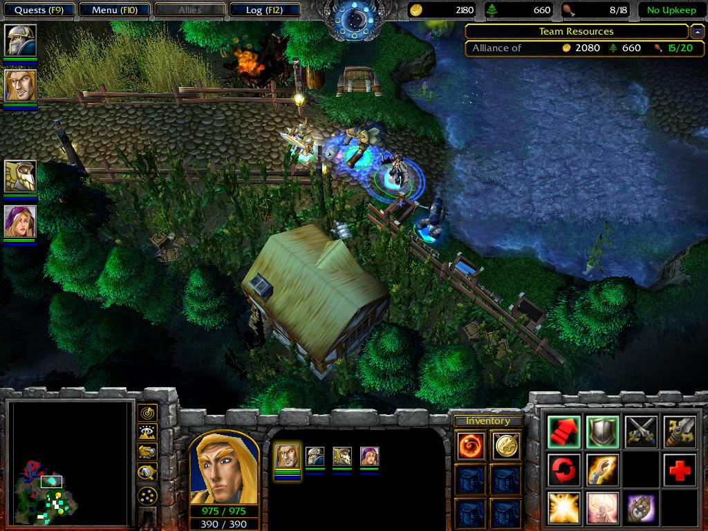 Two of the farmsteads that lies outside of Andorhal that was affected by the Plague of Undeath.