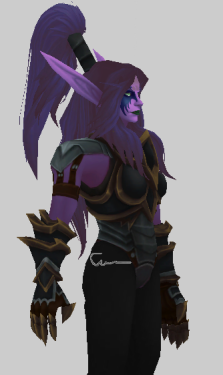 Unarmored night elf watcher