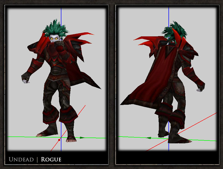 Undead Rogue, Geomerged based off from Human Male mesh.

Mesh final recreation size: 130 kb